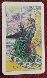 photo of Queen of Cups from Robin Wood tarot