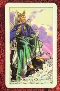 photo of the King of Cups from Robin Wood's tarot